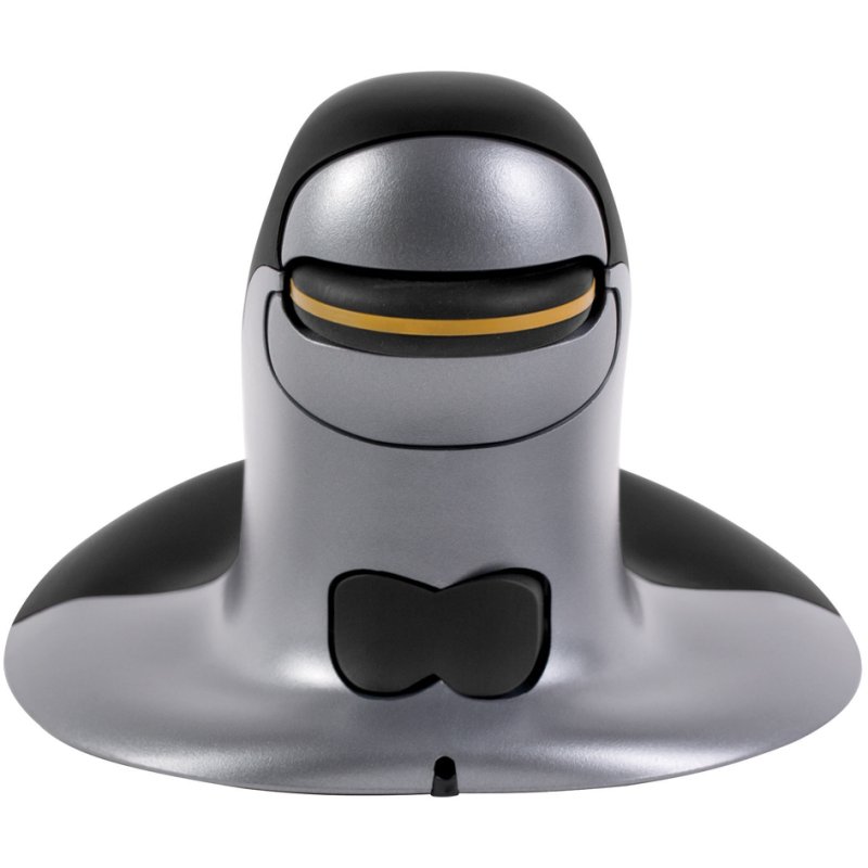 Fellowes souris laser sans fil Penguin S, verticale, antibactérienne, noir/argent
